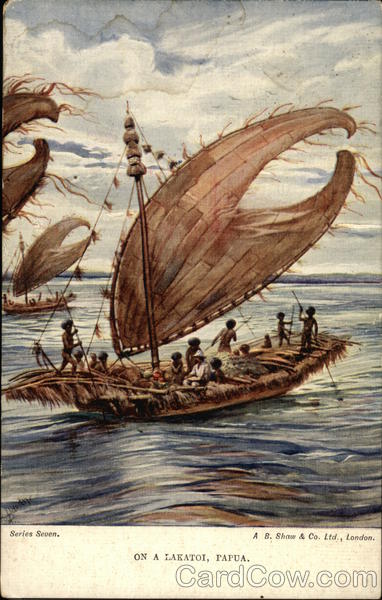 On a Lakatoi Papua New Guinea South Pacific