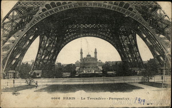 Le Trocadero-Perspective Paris France