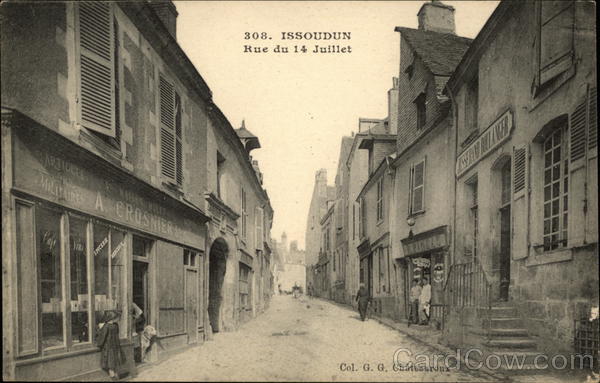 Rue du 14 Juillet Issoudun France