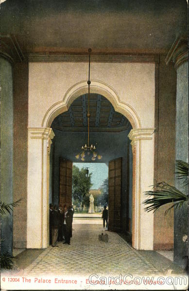 The Palace Entrance Havana Cuba