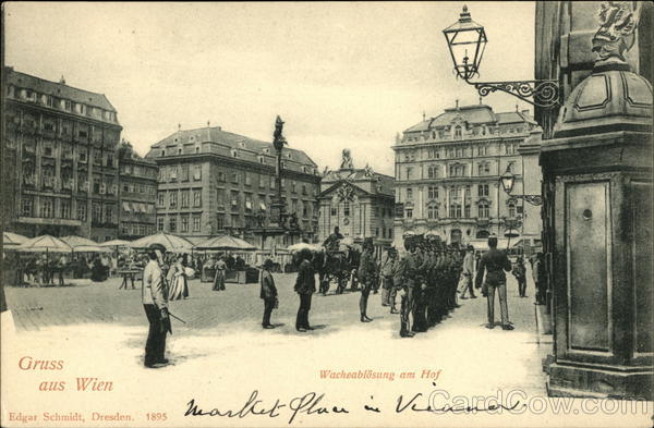 Wacheablosung am Hof Vienna Austria