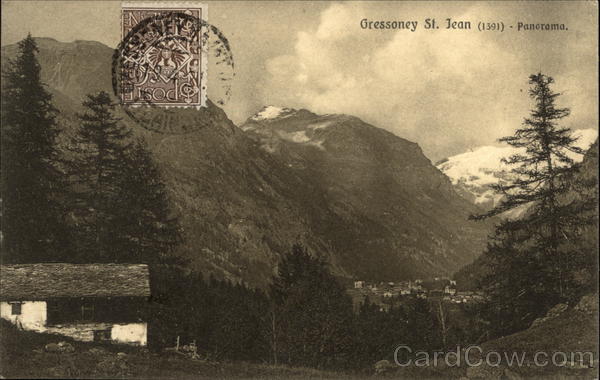 Gressoney St. Jean (1391) - Panorama Italy
