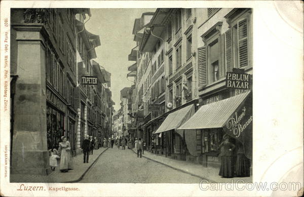 Kapeligasse Lucerne Switzerland