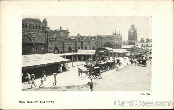 New Market Calcutta India