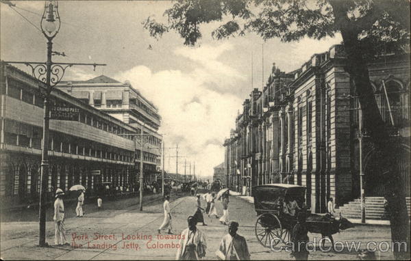Polk Street, Looking Toward the Landing Jetty Colombo Sri Lanka