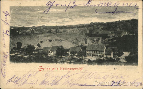 Gruss aus Heiligenwald ! Germany