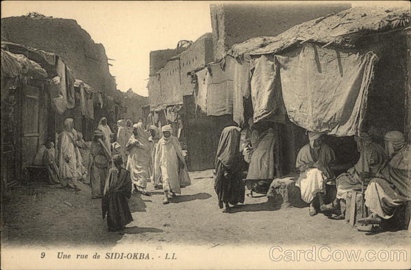 Street Scene Sidi-Okba Algeria Africa
