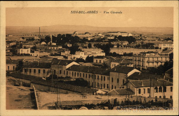 General View of Town Sidi Bel-Abbes Algeria Africa
