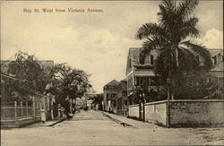 Bay St. West from Victoria Avenue Postcard