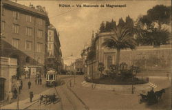 Via Nazionale da Magnanapoli Postcard