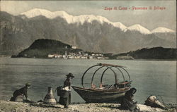 Lake Como - Panorama of Bellagio Postcard