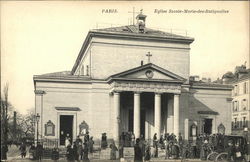 Eglise Sante-Marie-des-Batignolles Postcard