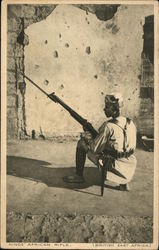 King's African Rifle Kneeling, British East Africa Postcard