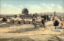 General View of Temple Area, Jerusalem Postcard
