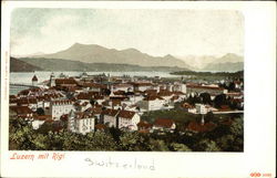 Luzern mit Rigi Postcard