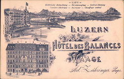 Hotel des Balances Postcard