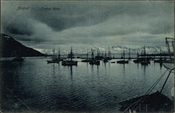 Midnight at Tromso Harbor Norway Postcard Postcard