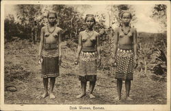 Dyak Women, Borneo Southeast Asia Postcard Postcard