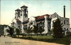 Government Laboratory Building and Gardens Postcard
