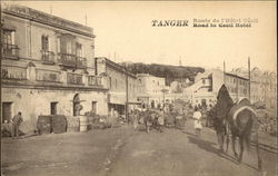 Tanger. Road to Cecil Hotel Postcard
