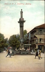 Statue of Sir J. Jeejeebhoy Postcard