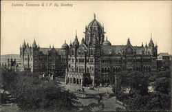 Victoria Terminus G.I.P. Railway Postcard