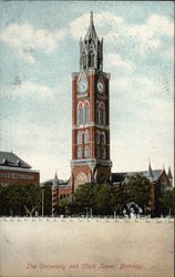 The University and Clock Tower Postcard