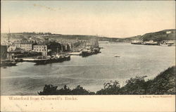 Waterford from Cromwell's Rocks Postcard