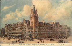 The Central Station Hotel Glasgow, Scotland Postcard Postcard