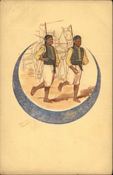 Egyptian Men Postcard
