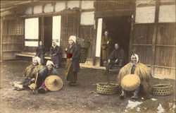 Japanese peasants Postcard