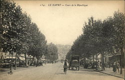 Cours de la Republique Postcard