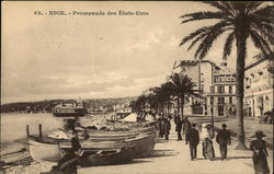 Promenade des Etats-Unis Postcard