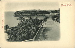 Palm Trees and Coastal Road, Monte Carlo Palm Trees and Coastal Road, Monte Carlo