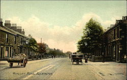 Whalley Road Accrington, England Lancashire Postcard Postcard