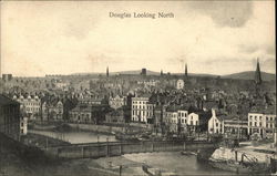 View of City Looking North Postcard