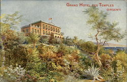 Grand Hotel des Temples and Grounds Postcard
