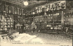 Oriental Salon, Pohoomull brothers Postcard