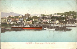 View of Santa Lucia Postcard