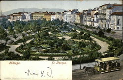 El Parque Malaga, Spain Postcard Postcard Postcard