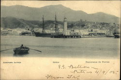 View of Town Patras, Greece Greece, Turkey, Balkan States Postcard Postcard