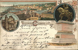 Ricordo Di Genova Genoa, Italy Postcard Postcard