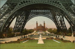 Le Trocadero and Eiffel Tower Postcard