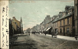 High Street Looking West Postcard
