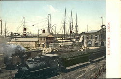The Wharfs Colon, Panama Postcard Postcard