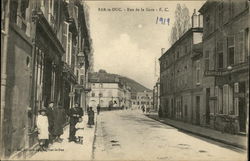 Rue de la Gare Postcard