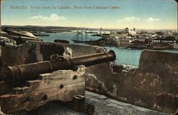 View from Cabanas Castle Postcard