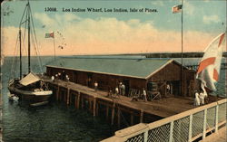 Los Indios Wharf, Isle of Pines Postcard