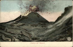 Cratere del Vesuvio - Volcano Postcard