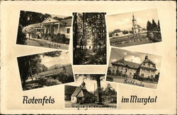 Rotenfels im Murgtal, Scenic Views Germany Postcard Postcard